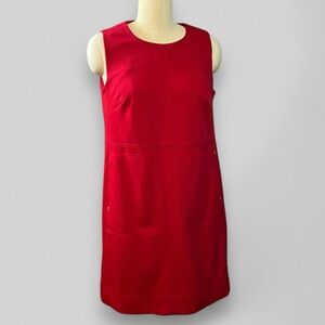 Tommy Hilfiger Poppy Red Shell Dress, sz 8